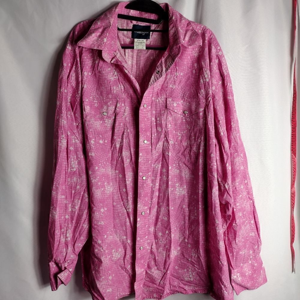 Wrangler breast cancer awareness shirt